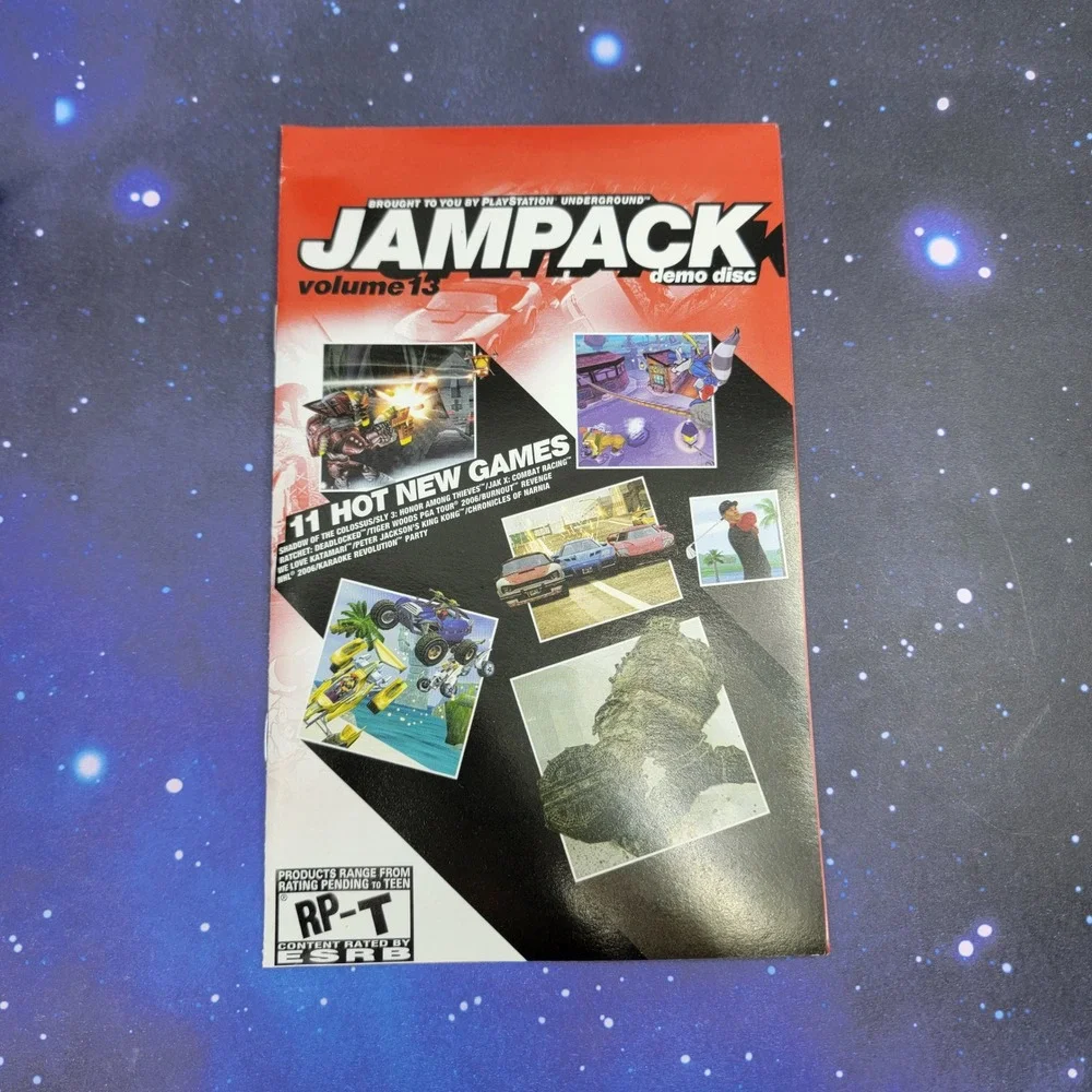Sony PlayStation 2 Jampack Volume 13 Demo Disc PS2 Shadow Colossus SCUS 97491